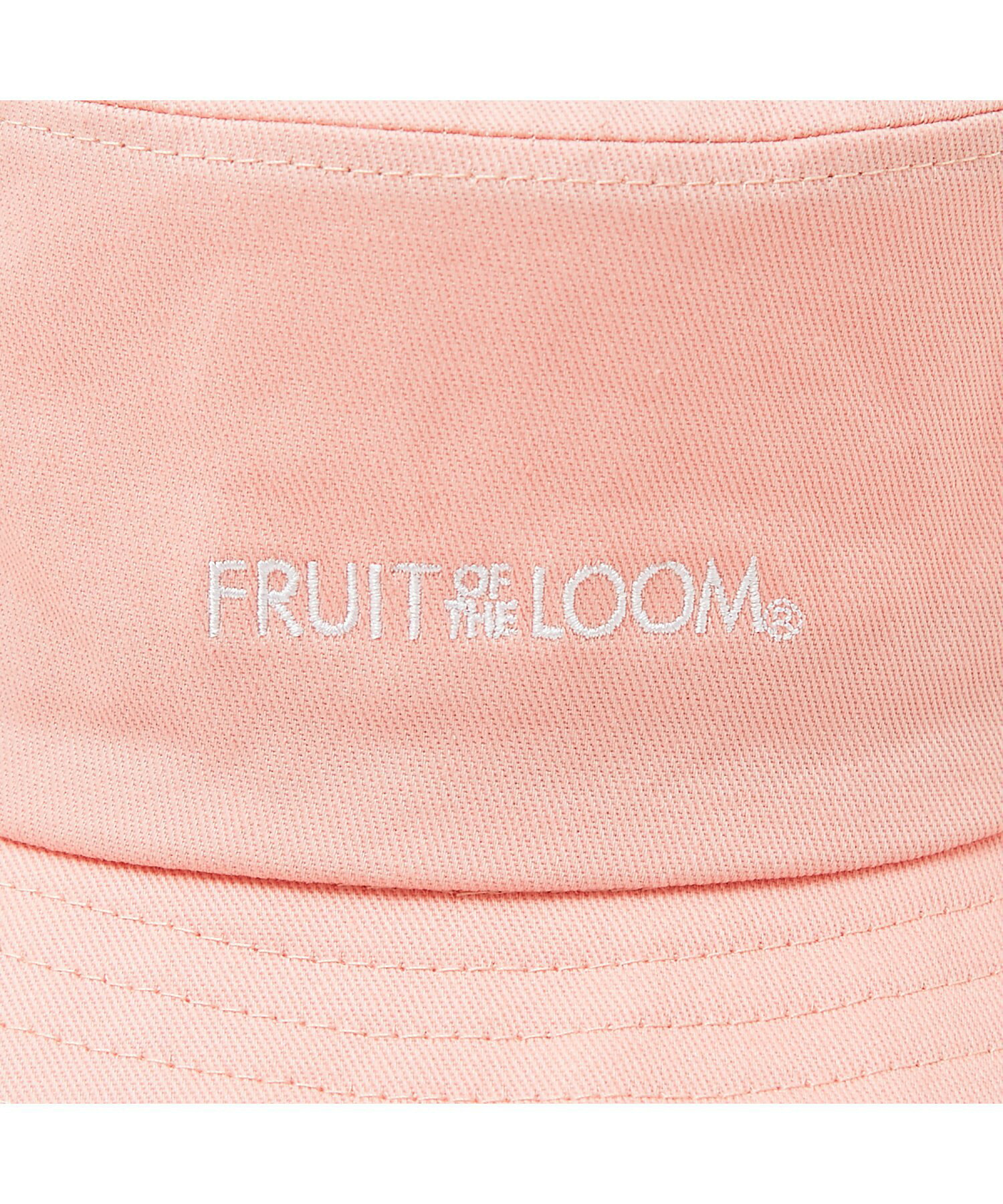 【FRUIT OF THE LOOM】フロントロゴ刺繍 ツイル バケット ハット